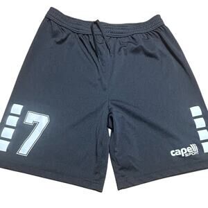 Capelli of New York Black Athletic Shorts with White Accents
